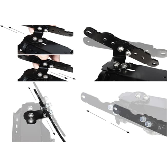 Fog lights brackets compatible with Triumph Tiger 1050 2007-2012