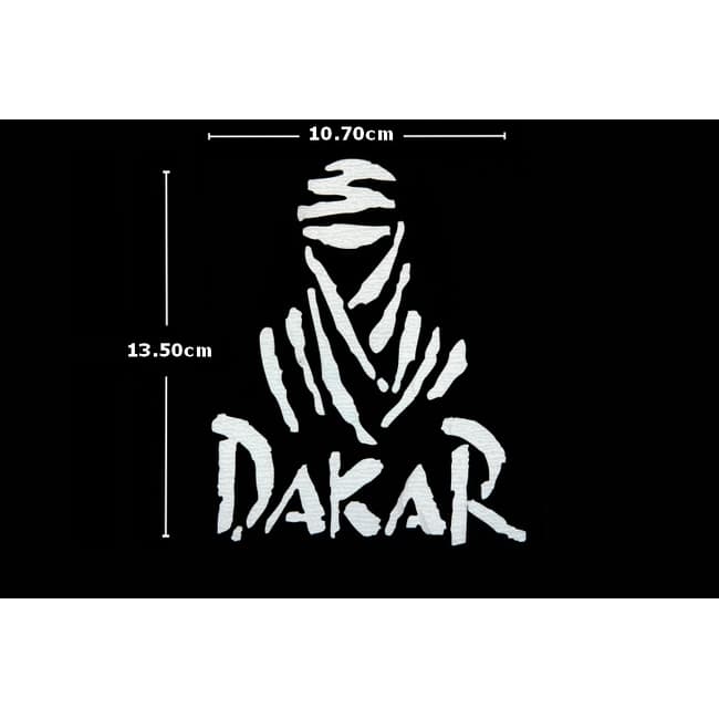 Dakar çıkartması beyaz