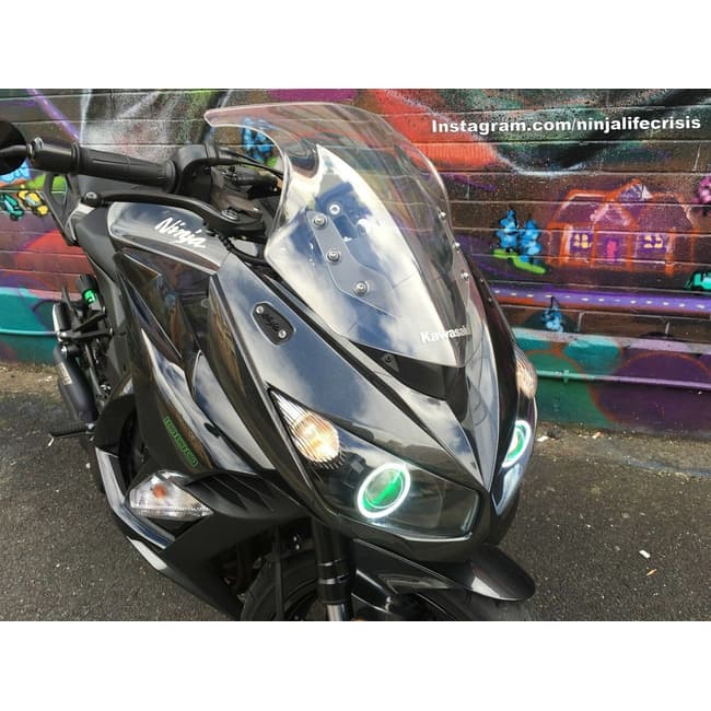 MOTORISE mirror blanking plates compatible with Kawasaki Z1000SX (Ninja 1000) 2011-2019 / Ninja 1000SX 2020- / Ninja 400R-650R 2009-2016 / ER-6f 2009-2016
