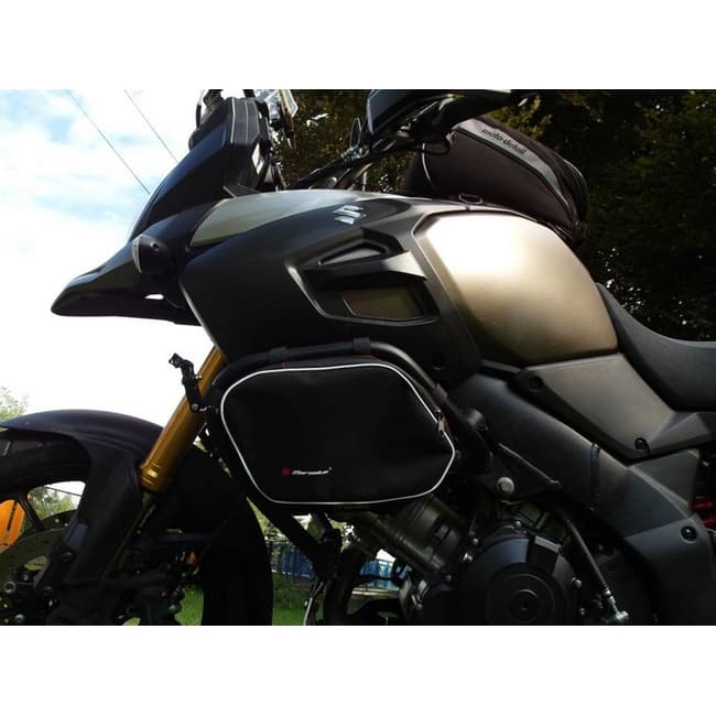 Bags for SW Motech crash bars compatible with Suzuki V-Strom DL1000 2014-2020