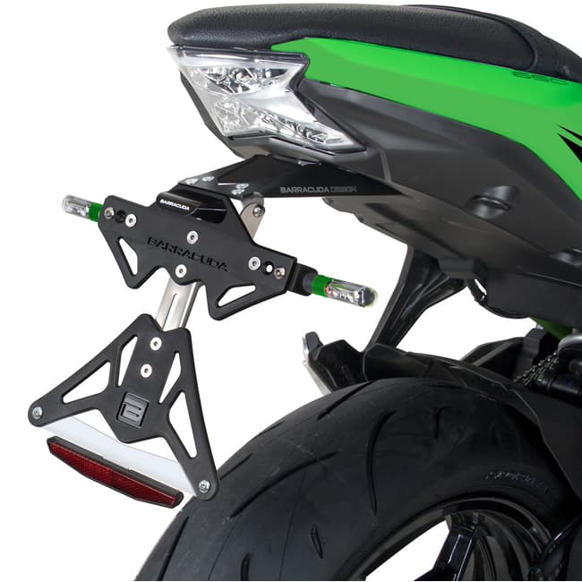 Barracuda kentekenplaathouder compatibel met Kawasaki Ninja 650 2017-2022