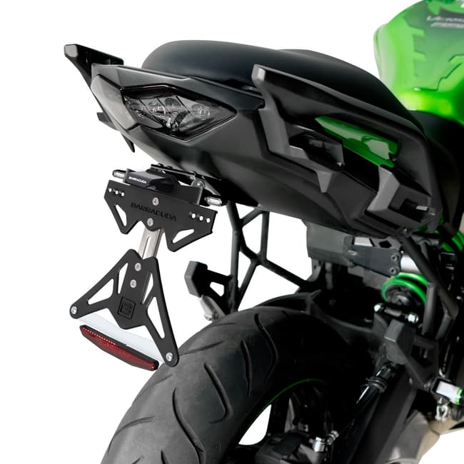 Barracuda license plate holder compatible with Kawasaki Versys 650 2014-2022