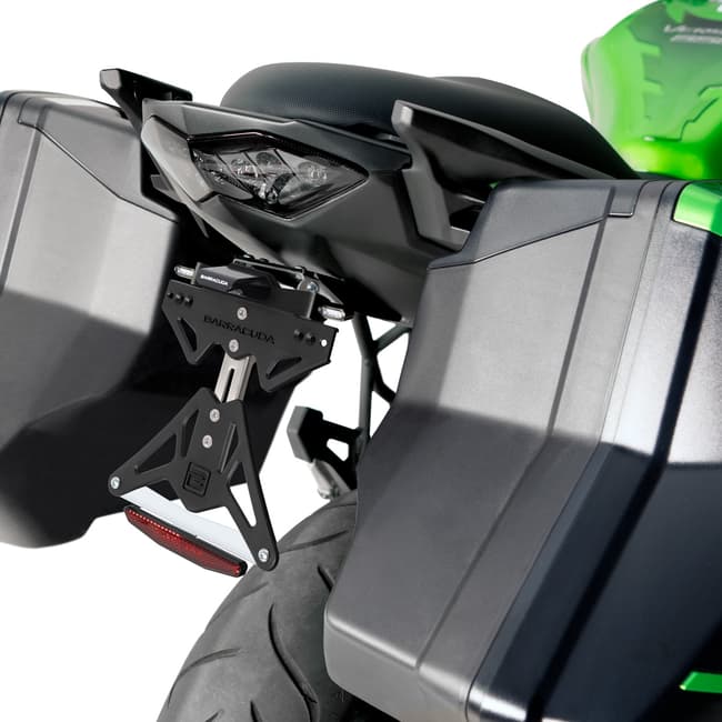 Barracuda license plate holder compatible with Kawasaki Versys 650 2014-2022