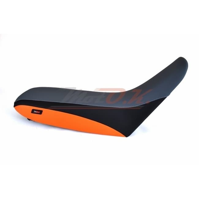 Seat cover compatible with KTM LC4 640 Adventure 2001-2002 black / grey / orange