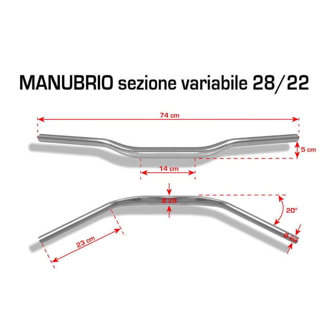 Barracuda fatbar 28mm red