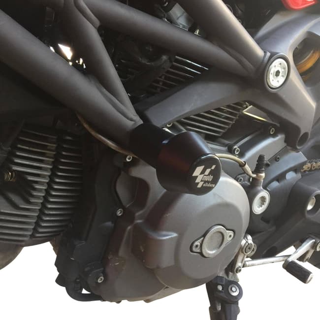 Protections de cadre compatibles avec Ducati Monster 696 / 796 / 795 / 1100 2011-2014