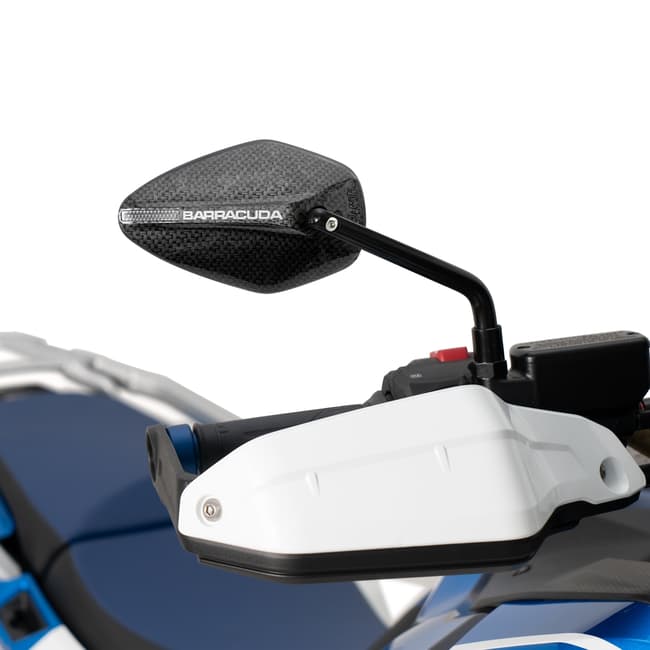 Barracuda Ego handlebar mirrors carbon