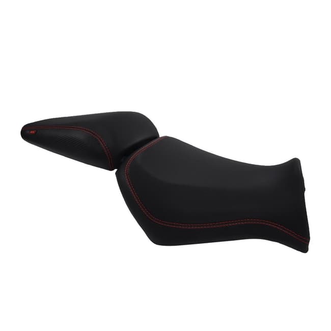 Κάλυμμα σέλας για Yamaha MT-03 2006-2014 μαύρο με κόκκινες ραφές