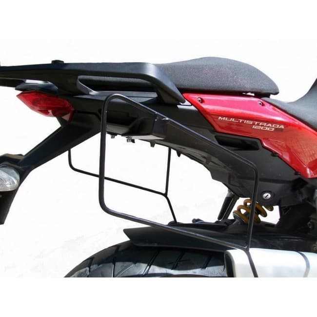 Moto Discovery yumuşak çanta yan rafı Ducati Multistrada 1200 2010-2014 ile uyumludur