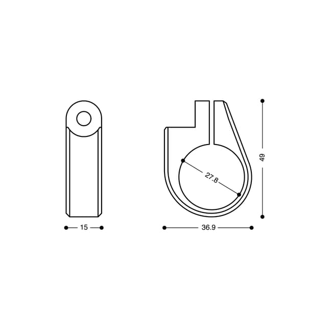 Barracuda adapters for bar end mirrors