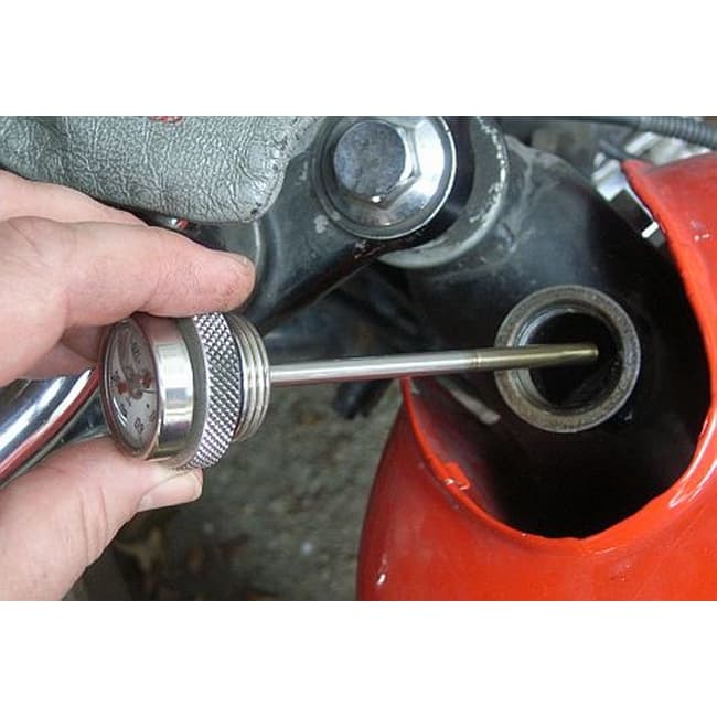 Bouchon de remplissage d'huile avec indicateur de température compatible avec Yamaha XT660 X / R 