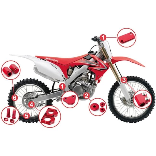 Κιτ αξεσουάρ Accossato για Honda CRF250R 2009-2017