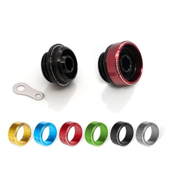 Barracuda oil cap compatible with Ducati models