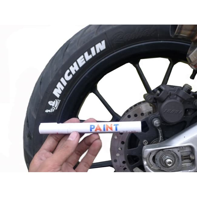 5 Reifenmarkierungsstifte - Weiße Wachsstifte Für Auto, Fahrrad & Motorrad Reifen