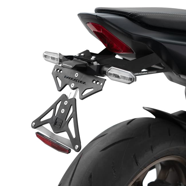 Barracuda kentekenplaathouder compatibel met Honda CB650R 2024 - specifiek voor originele richtingaanwijzers