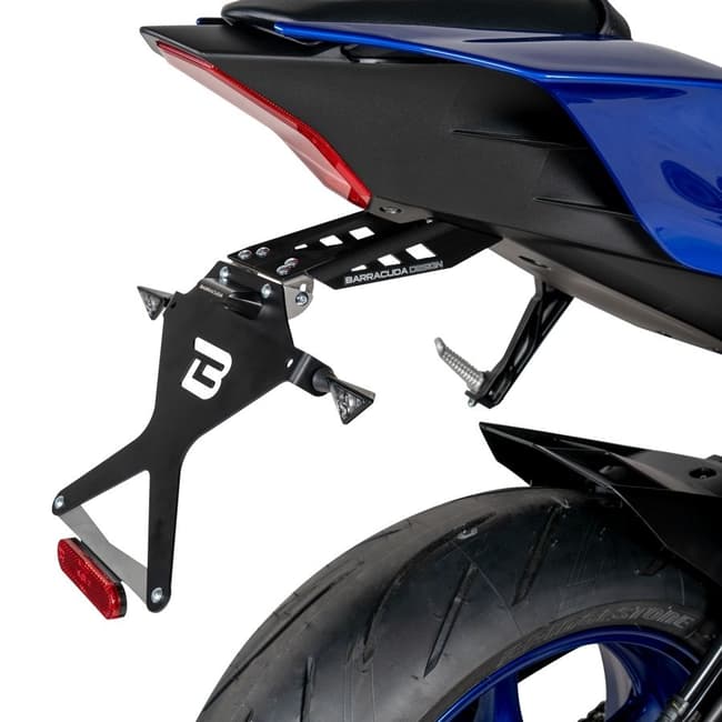 Barracuda license plate holder compatible with Yamaha YZF-R6 2017-2022