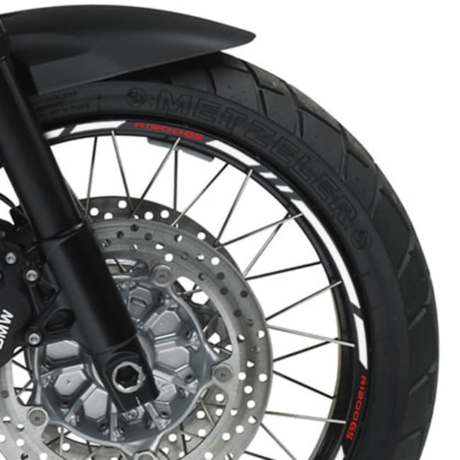 Wheel rim stripes with logos compatible with BMW R1200GS / Adv. 