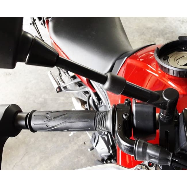 Cosmo Mirror extenders compatible with Yamaha Tracer 900 2015-2023