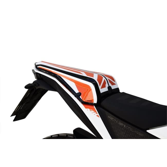 Seat cowl with storage box compatible with KTM 390 Adventure 2020-2023