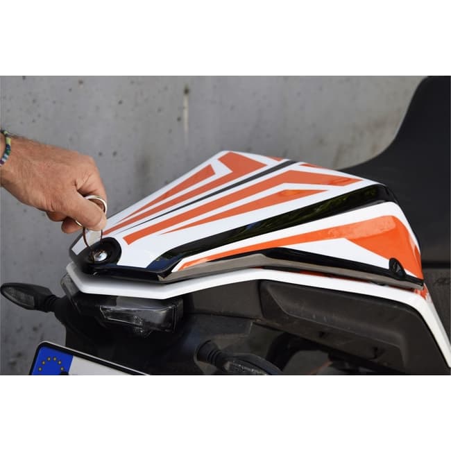 Seat cowl with storage box compatible with KTM 390 Adventure 2020-2023