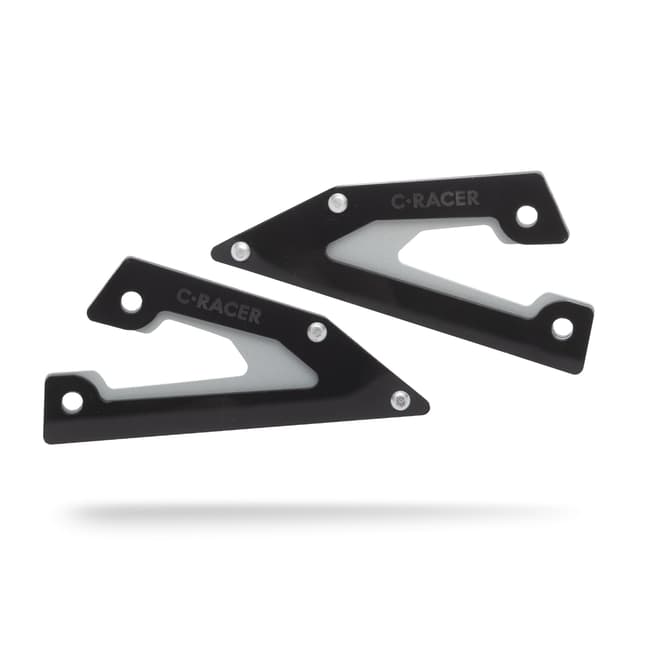 Rear footrest guard compatible with KTM 390 Adventure 2020-2023 (black)