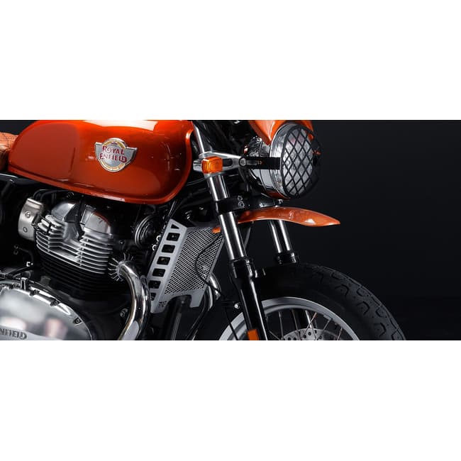 Radiator guard compatible with Royal Enfield Interceptor 650 / Continental GT 650