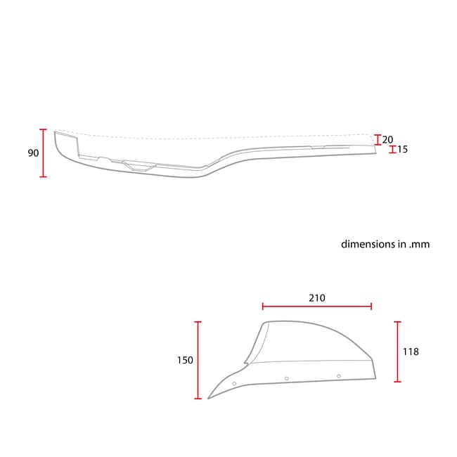 Scaun Cafe Racer compatibil cu Honda CX 500 Deluxe (bej)