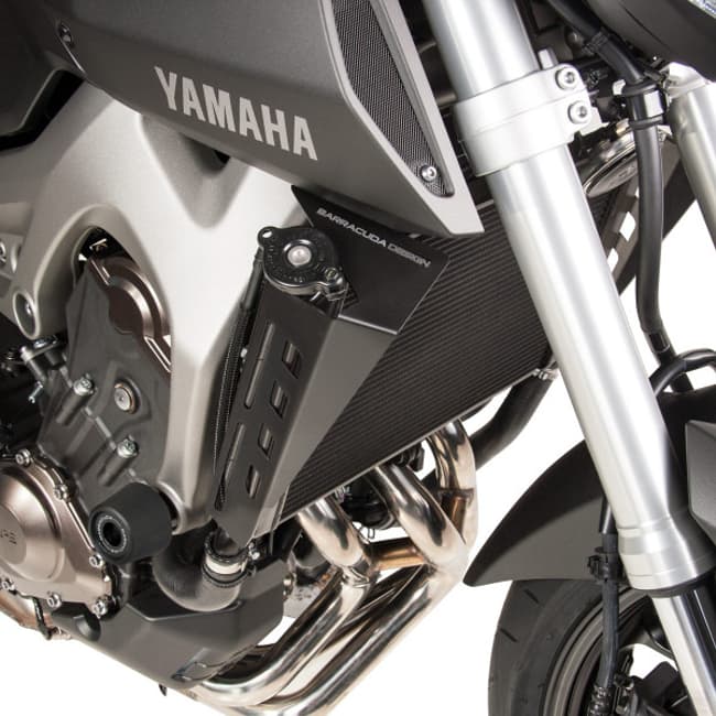 Barracuda radiator covers compatible with Yamaha MT-09 2014-2016