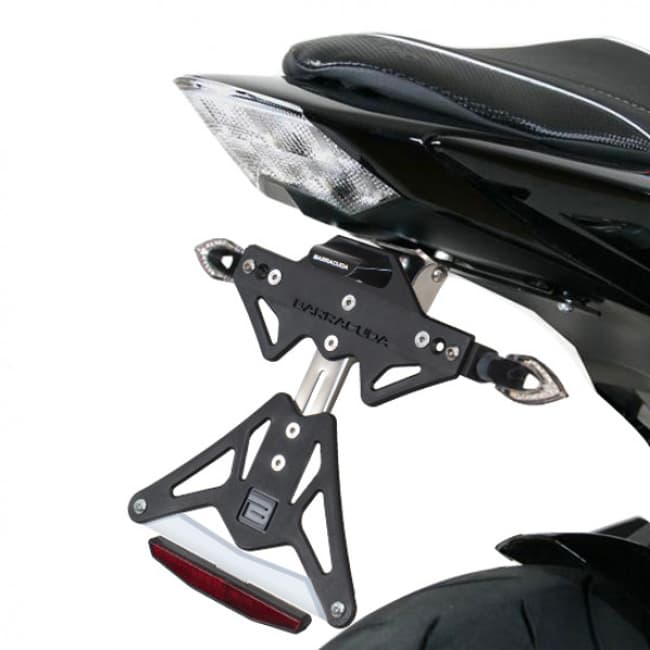 Barracuda registreringsskylthållare kompatibel med Kawasaki Z1000 2007-2009
