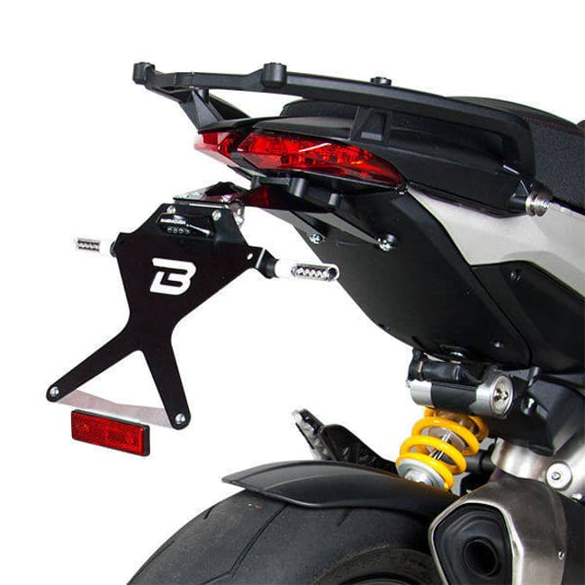 Barracuda license plate kit compatible with Ducati Hypermotard / Hyperstrada 821 2013-2015