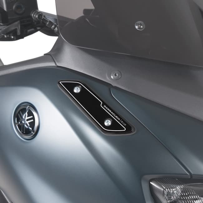 Barracuda mirror blanking plates compatible with Yamaha T-Max 560 2022-2023