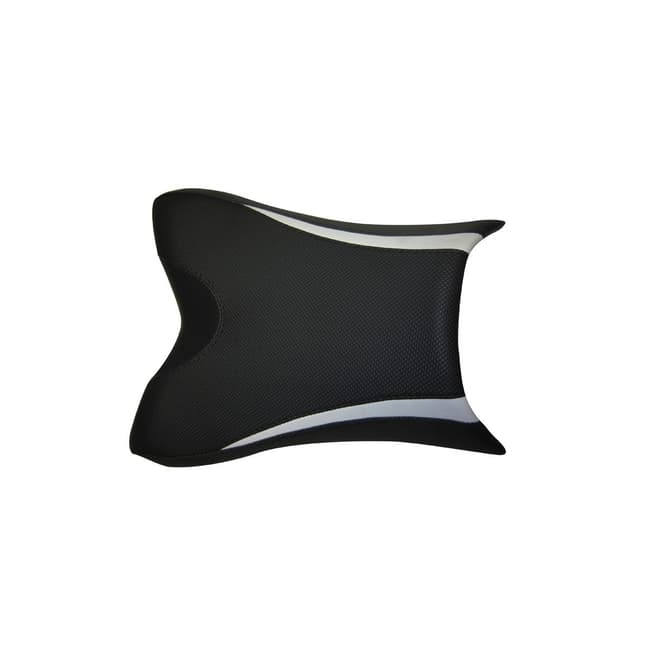 Seat cover compatible with Yamaha FZ8 Fazer 2010-2014 black / white (C)