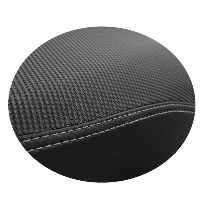 Funda de asiento compatible con Triumph Street Triple R 675 2013-2016 negra con costuras gris claro
