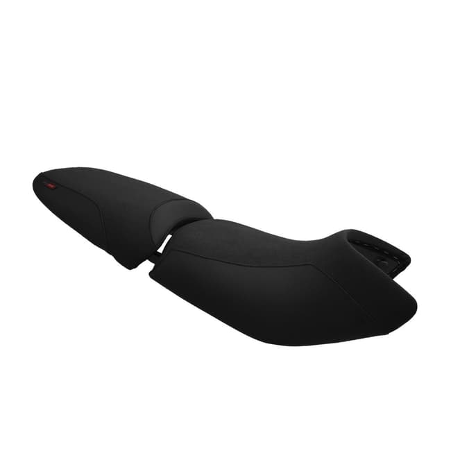 Seat cover compatible with BMW R850R 2003-2006 black with black seams