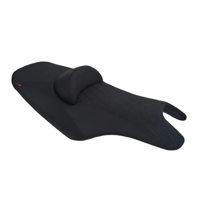 Seat cover compatible with Yamaha T-Max 500 / 530 2008-2016 black with black seams