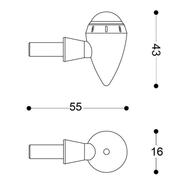Barracuda S-LED Blinker grün (Paar)