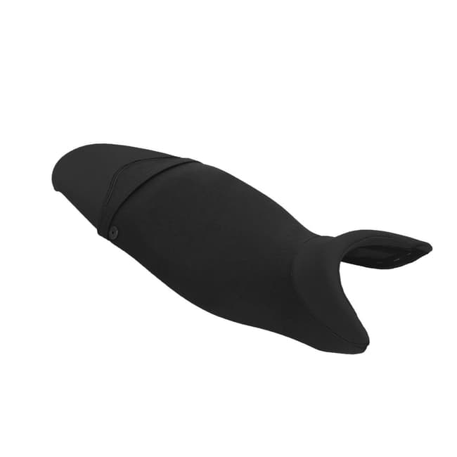 Zadelhoes geschikt voor Triumph Street Triple 675R 2009-2010, zwart met zwarte naden.