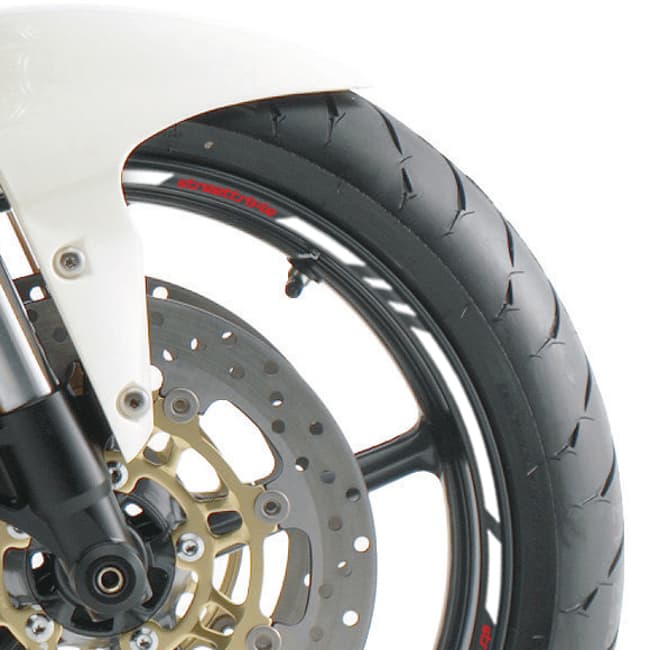 Bandes de jantes avec logos compatibles avec Triumph Street Triple 