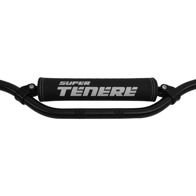 Almofada de barra transversal compatível com Yamaha XT1200Z Super Tenere (logotipo prateado)