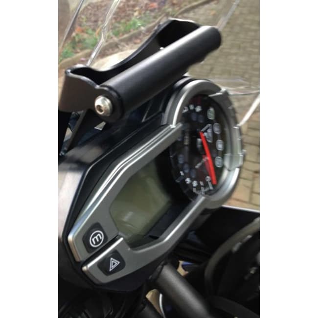 Smartphone GPS mounting bracket compatible with Triumph Tiger