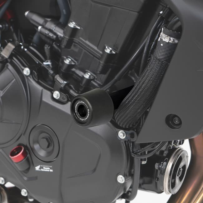 Barracuda crash pads compatible with Honda CB750 Hornet 2023-2024
