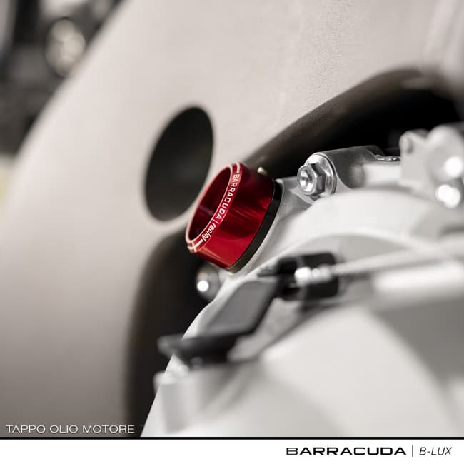 Barracuda oil cap insert red 28mm