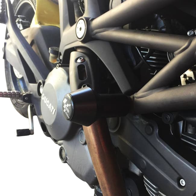 Frame crash pads compatible with Ducati Monster 696 / 796 / 795 / 1100 2008-2010
