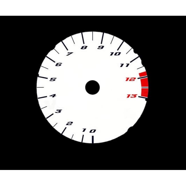 Tacómetro blanco compatible con Yamaha YZF-R1 2002-2003