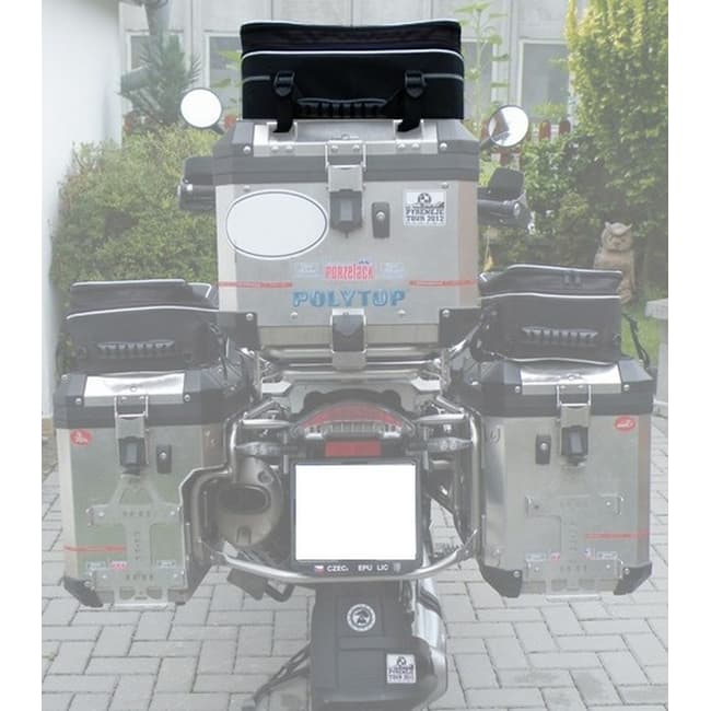 Expandable bag compatible with BMW R1200GS / Adv. 2004-2012 aluminum top case