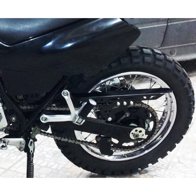 YAMAHA XT600 E 1990-2005 450mm OVAL STAINLESS BSAU SILENCER EXHAUST KIT - Foto 8