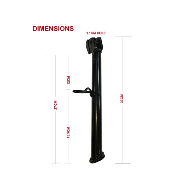 Motorfiets Kickstand Side Stand Extension Pad Vergroter Motorfiets Kickstand Side Stand Extension Pad Vergroter