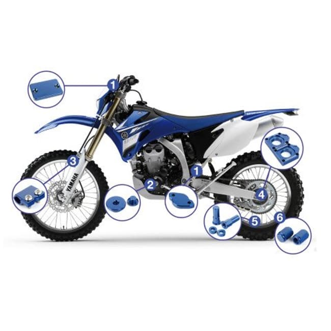 Kit tout-terrain Accossato compatible avec Yamaha YZ250F 2009-2013