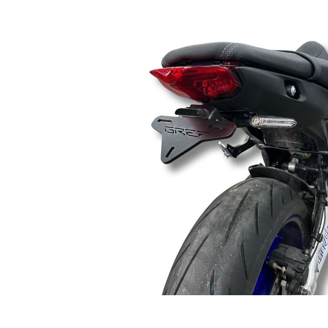GREF license plate holder compatible with Yamaha MT-09 2021-2023 (with flip-up button)
