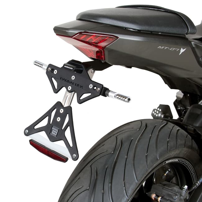Yamaha MT-07 2014-2020 ile uyumlu Barracuda plaka tutucu